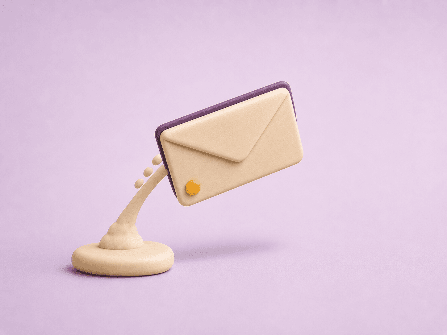 Eén enkele tweede mail die weggaat, bewust maar één.